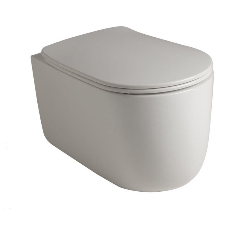 Vaso Sospeso Nolita Bianco Lucido Senza Coprivaso - Kerasan