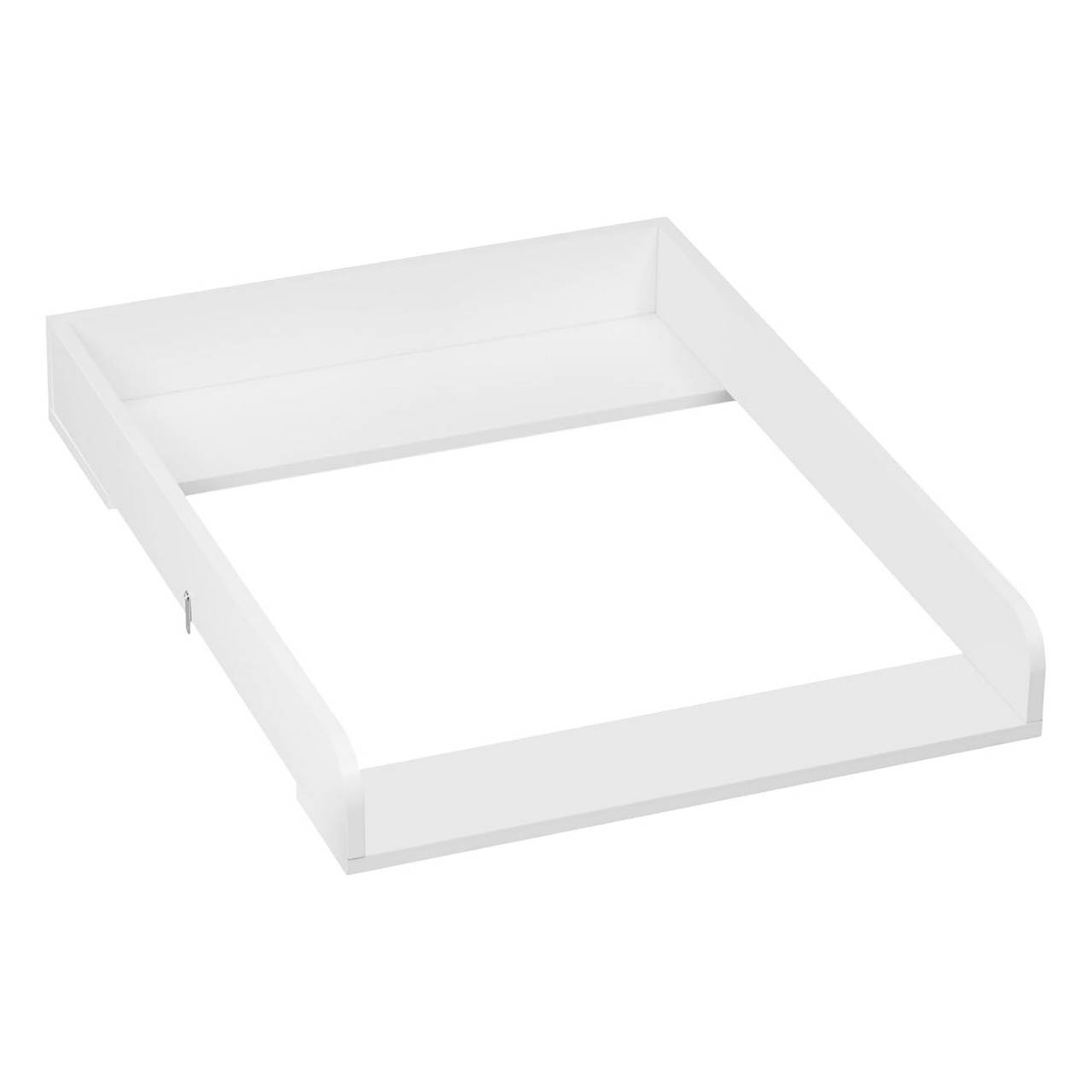 WOLTUChanging unit, Changing unit top 60x10x80 cm, 46.5-50 cm deep, MDF, white