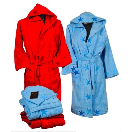 accappatoio spugna margio venice con cappuccio