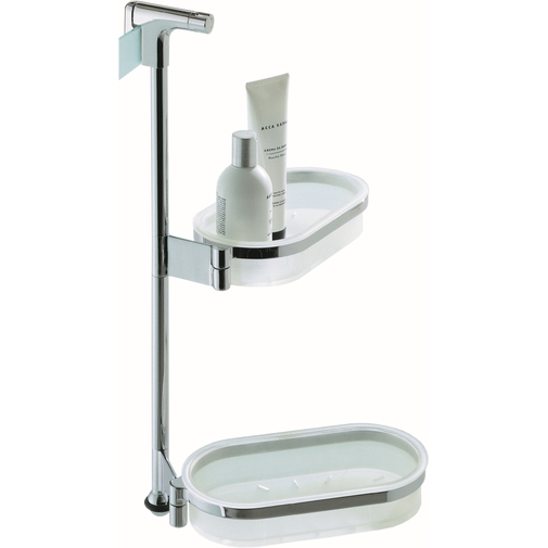 Accessory holder for shower cubicles in plastic with chromed finishes - Gipsy, Colombo Design