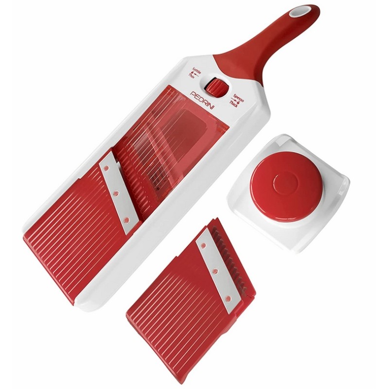 AFFETTATRICE MANDOLINA REGOLABILE CON DOPPIA LAMA PEDRINI