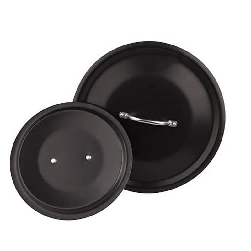 ALBLACK COPERCHIO IN ALLUMINIO ANTIADERENTE NERO 16 CM. AGNELLI