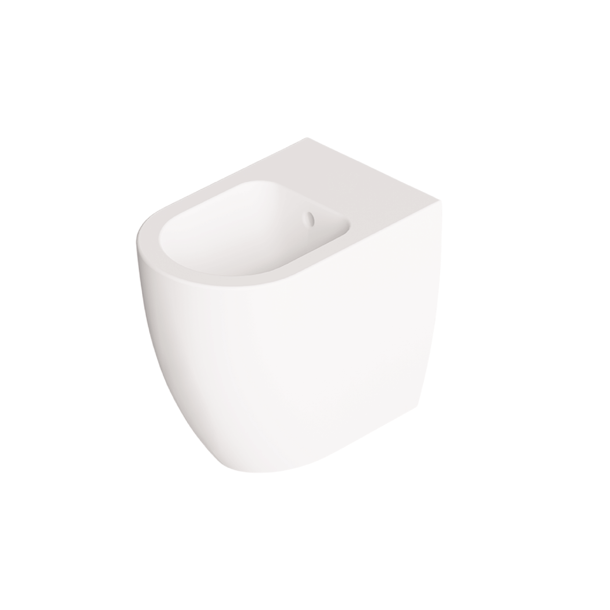 Bidet a Terra Alice Ceramica "Form" Bianco Opaco