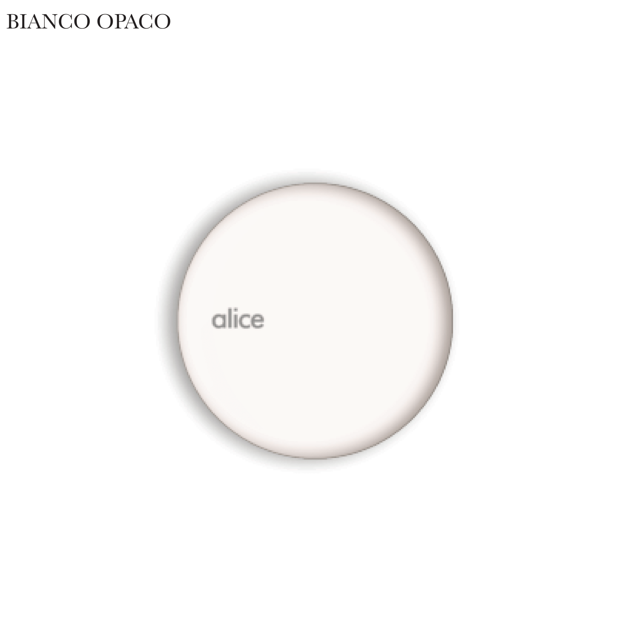 Piletta Sifonata Per Piatto Doccia Alice Ceramica "Form" Bianco Opaco