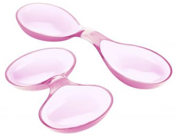 Antipastiera Bicolore Rosa-rosa Pastello