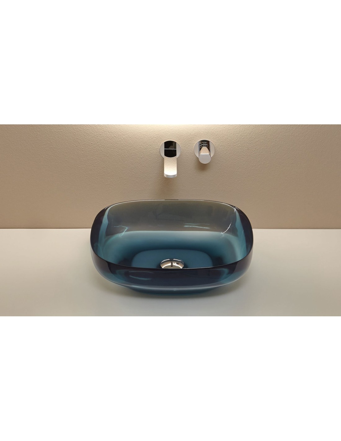 Antonio Lupi - Lavabo ovale AGO in Cristalmood 50x45x15 - AGO3C