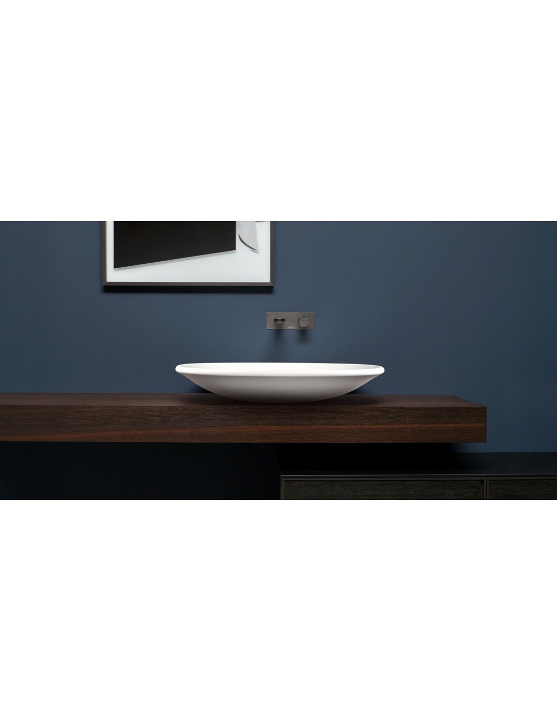 Antonio Lupi - Lavabo ovale RIM in Flumood/Colormood 76x54 - RIM76