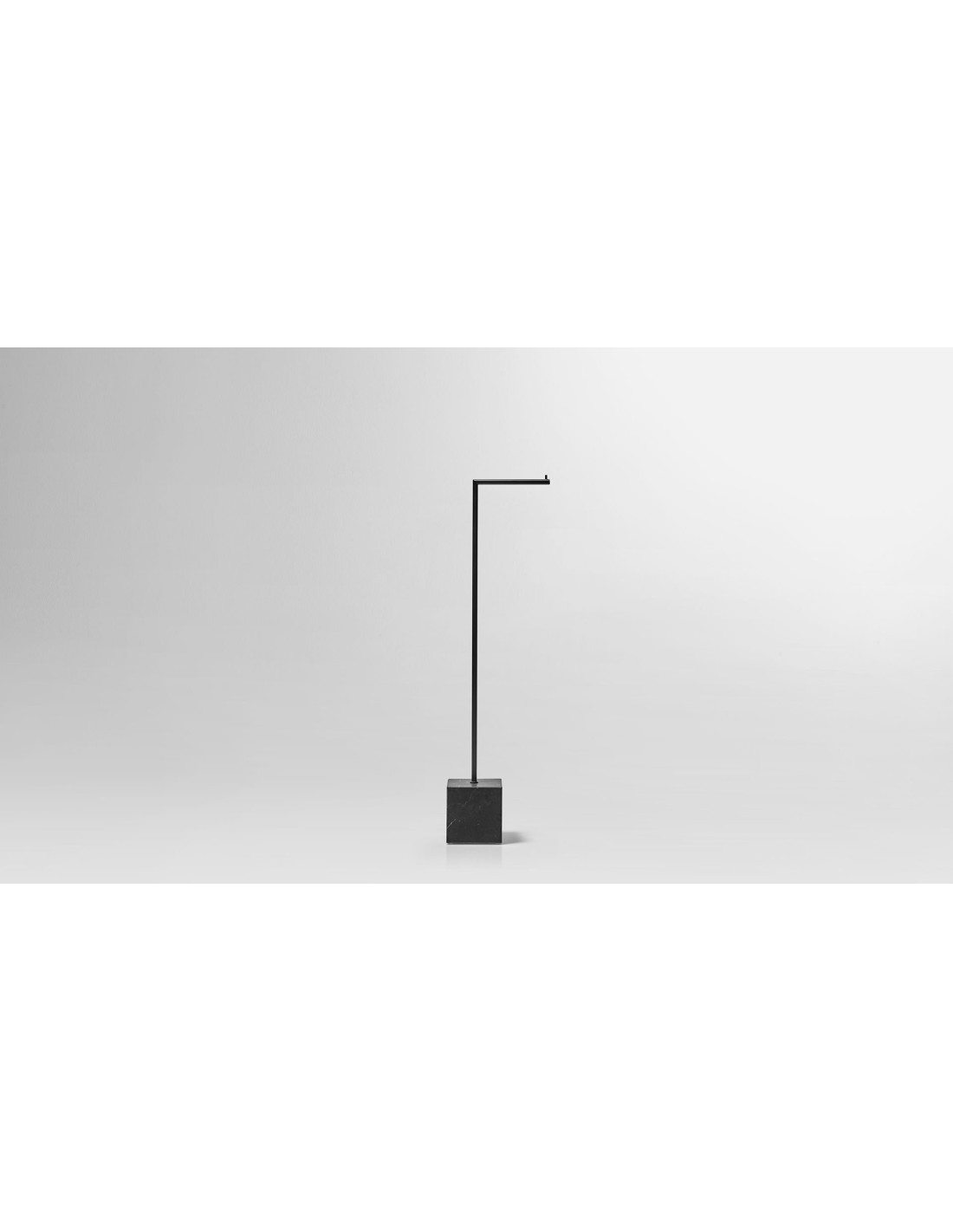 Antonio Lupi - Portarotolo base in marmo Carrara [struttura in ottone] BIVIO1