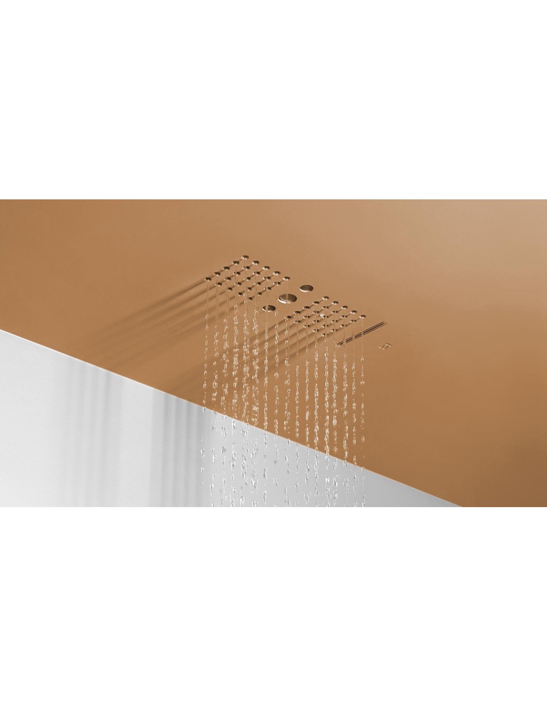 Antonio Lupi - Soffione ad incasso a soffitto 3 getti combinati- GHOST_COMBI