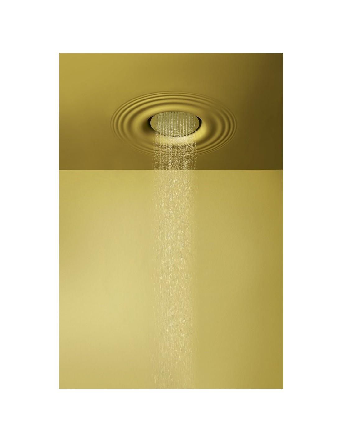 Antonio Lupi - Soffione ad incasso a soffitto in inox satinato - RAINDROP