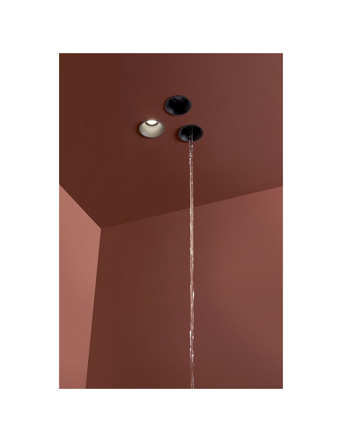 Antonio Lupi - Soffione incasso a soffitto con getto a chiodo - ZENIT11