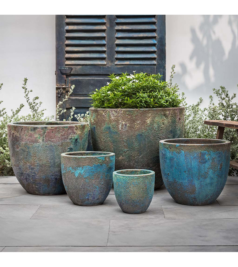 Apero Planter - Blue Verdigris - S/3