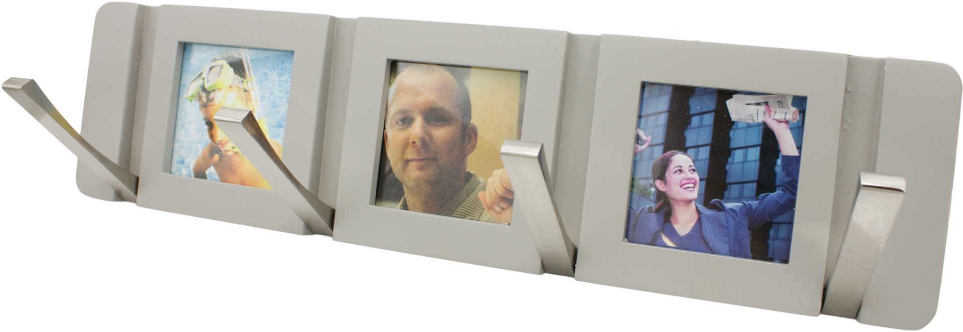 Appendiabiti a parete con portafoto