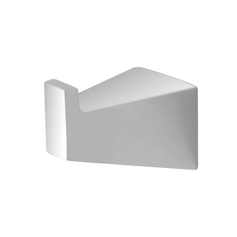 Appendino portasciugamani da muro in acciaio cromo Giza