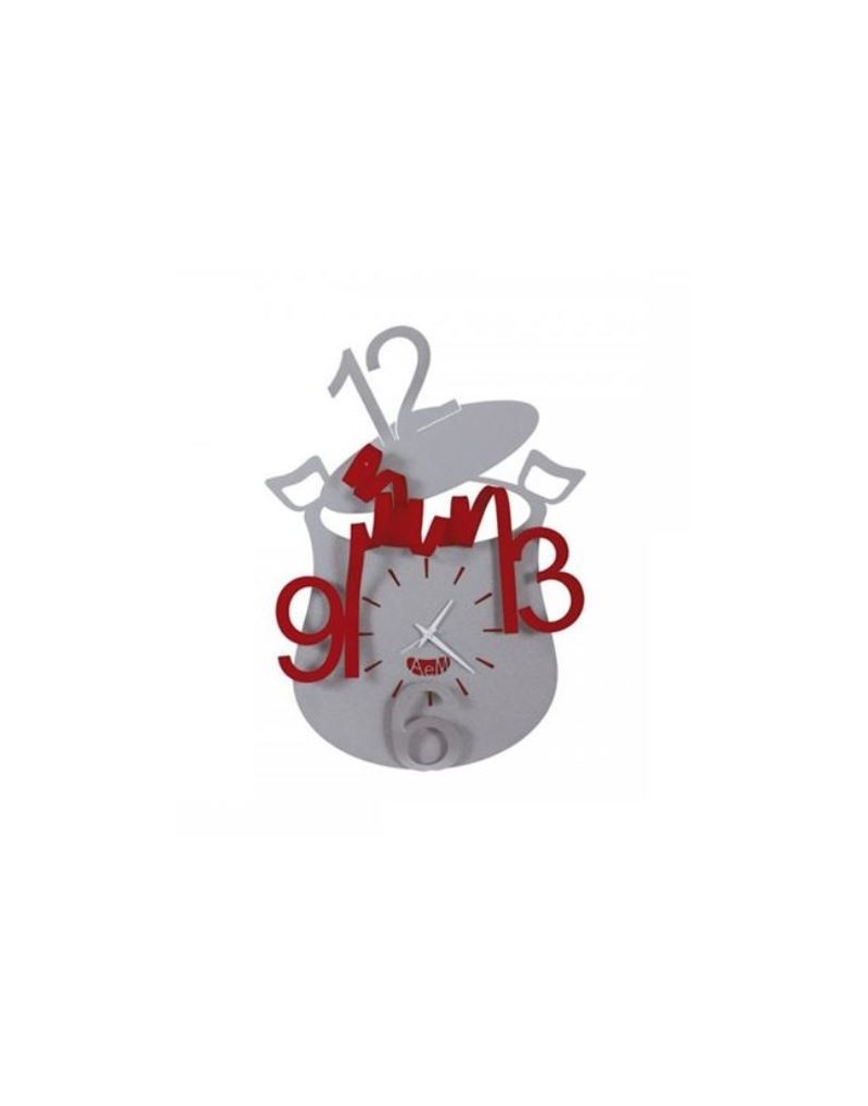 Orologio chef colore alluminio Arti & Mestieri