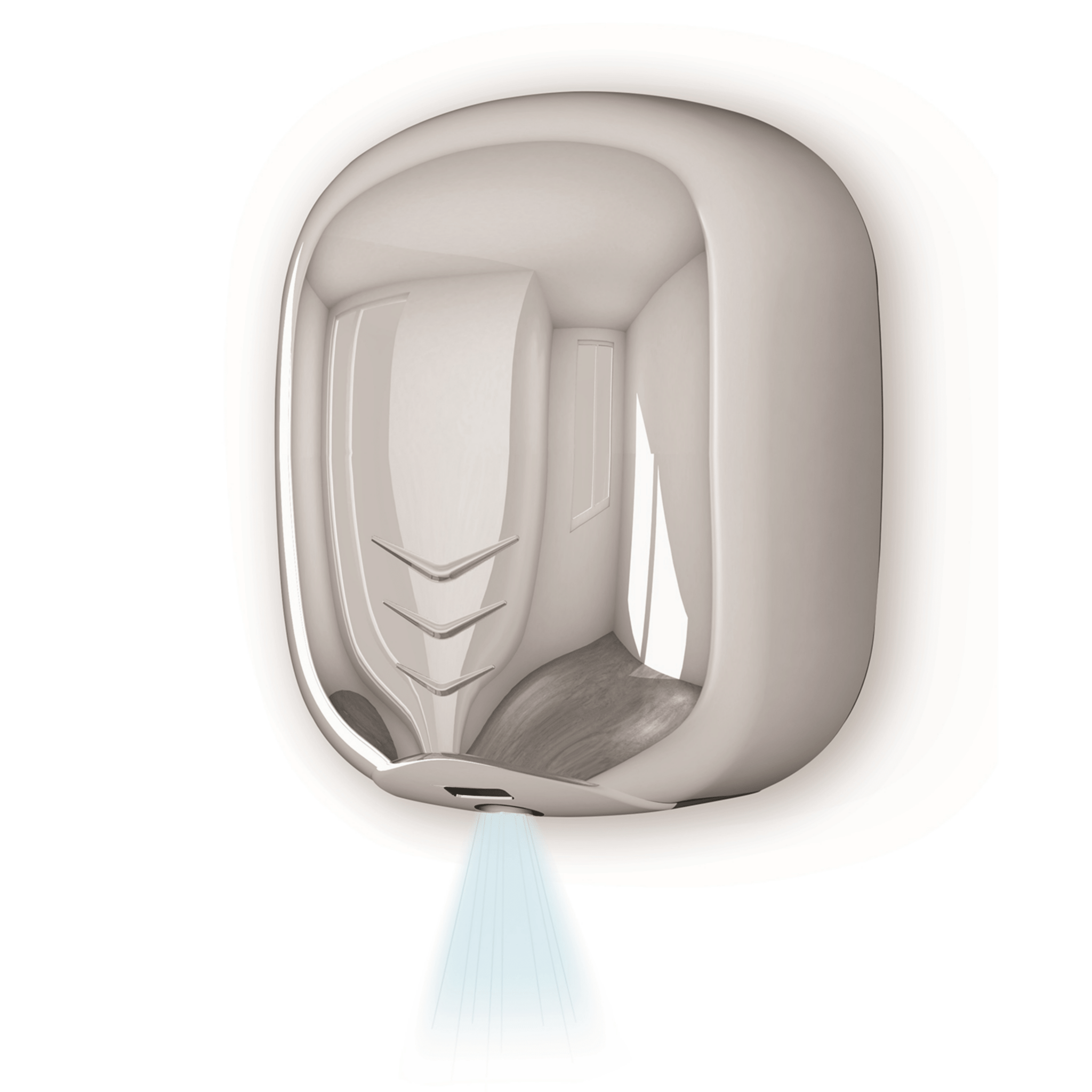 Asciugamani Elettrico Fotocellula a Parete 1100W Gedy "Bora" Cromo Lucido