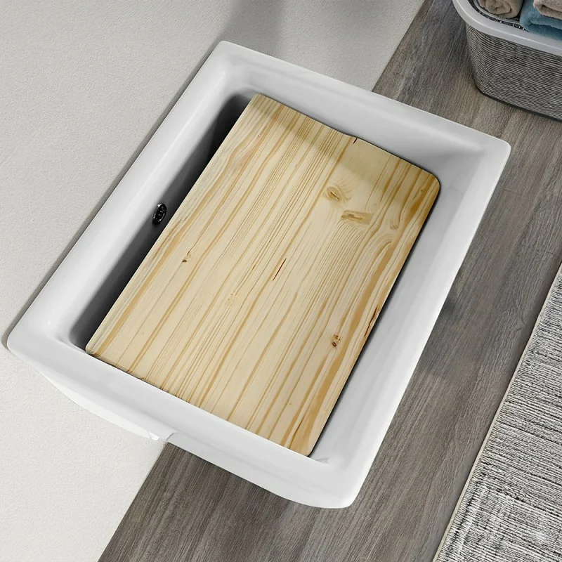 Asse lavapanni per vasca da 60 cm in legno