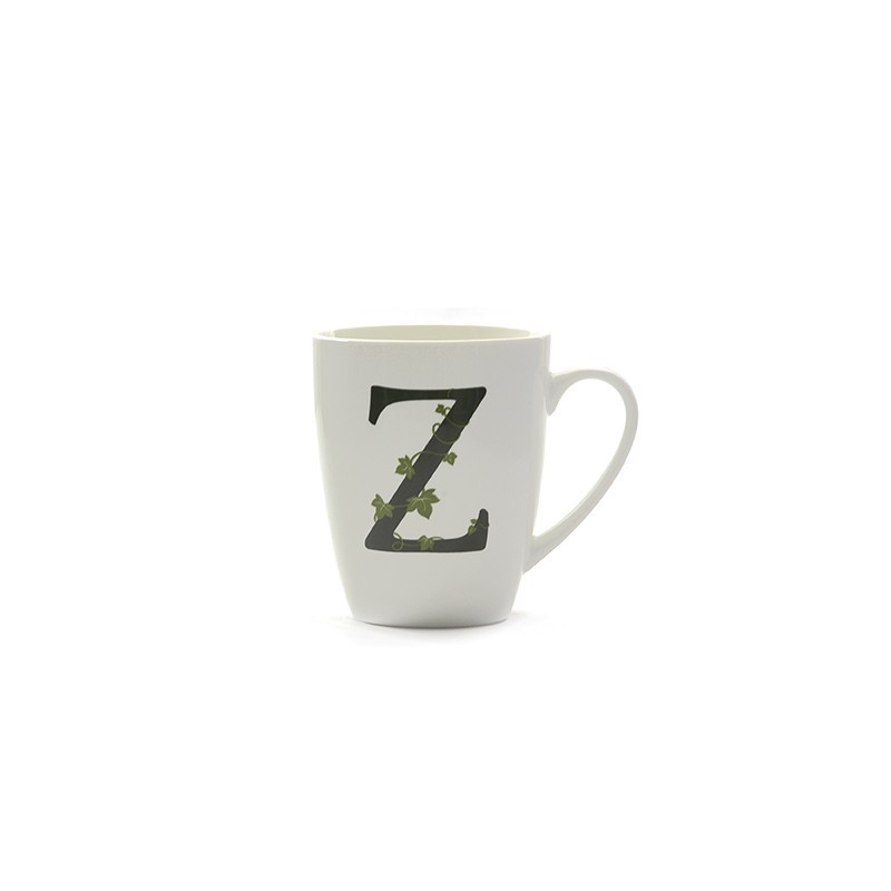 ATUPERTU MUG LETTERA ‘Z’ DA 380 CC IN GIFT BOX LA PORCELLANA BIANCA