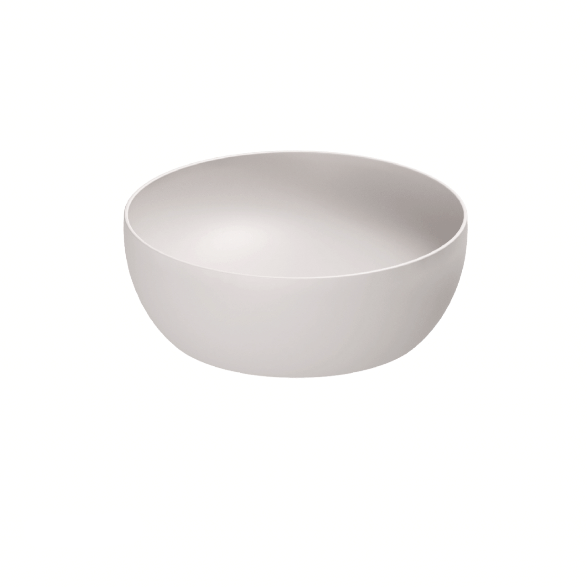 Lavabo D'Appoggio 40 Cm Azzurra Ceramica "Elegance Circle" Grigio Chiaro