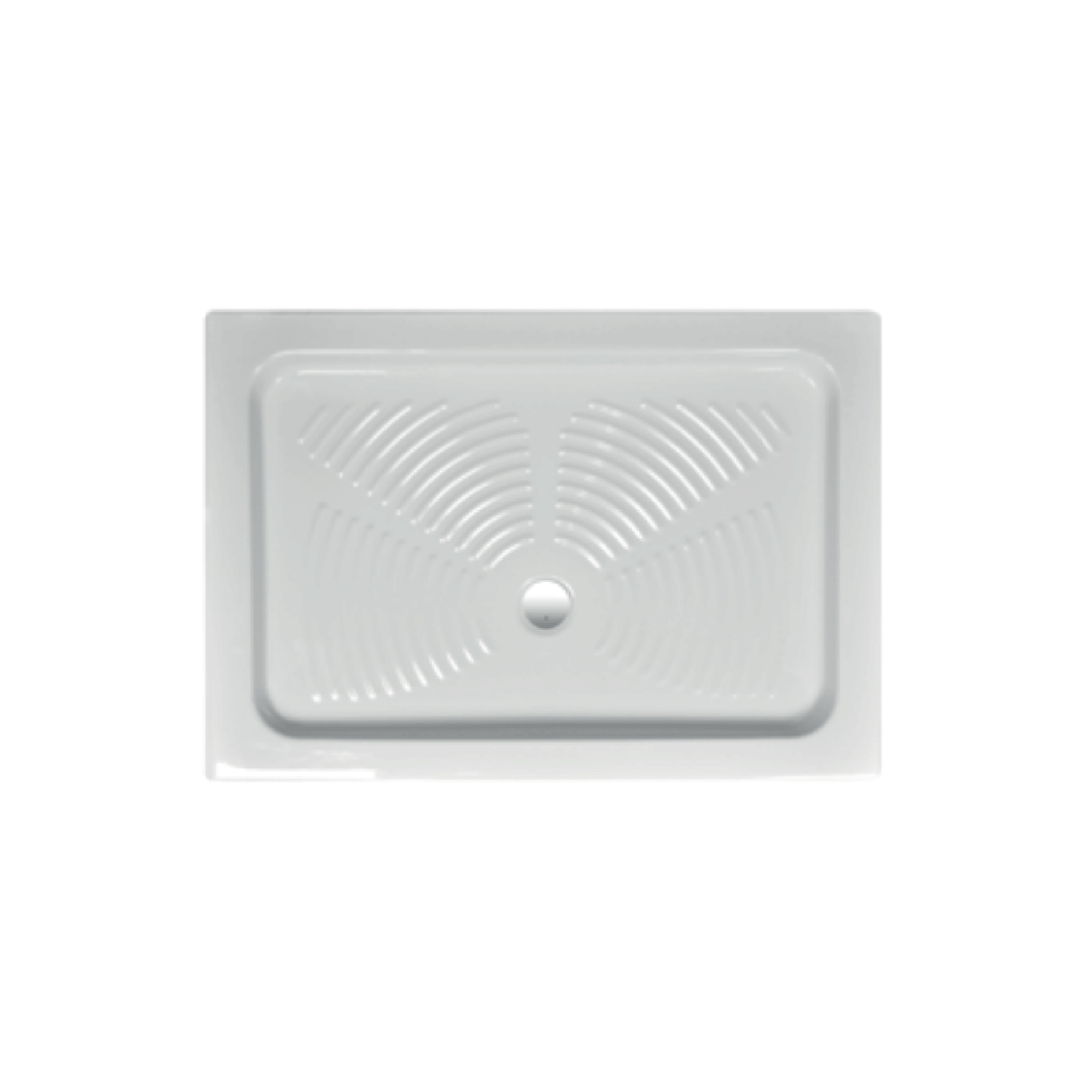 Piatto Doccia 100x70 Azzurra Ceramica "Leda" Bianco Lucido