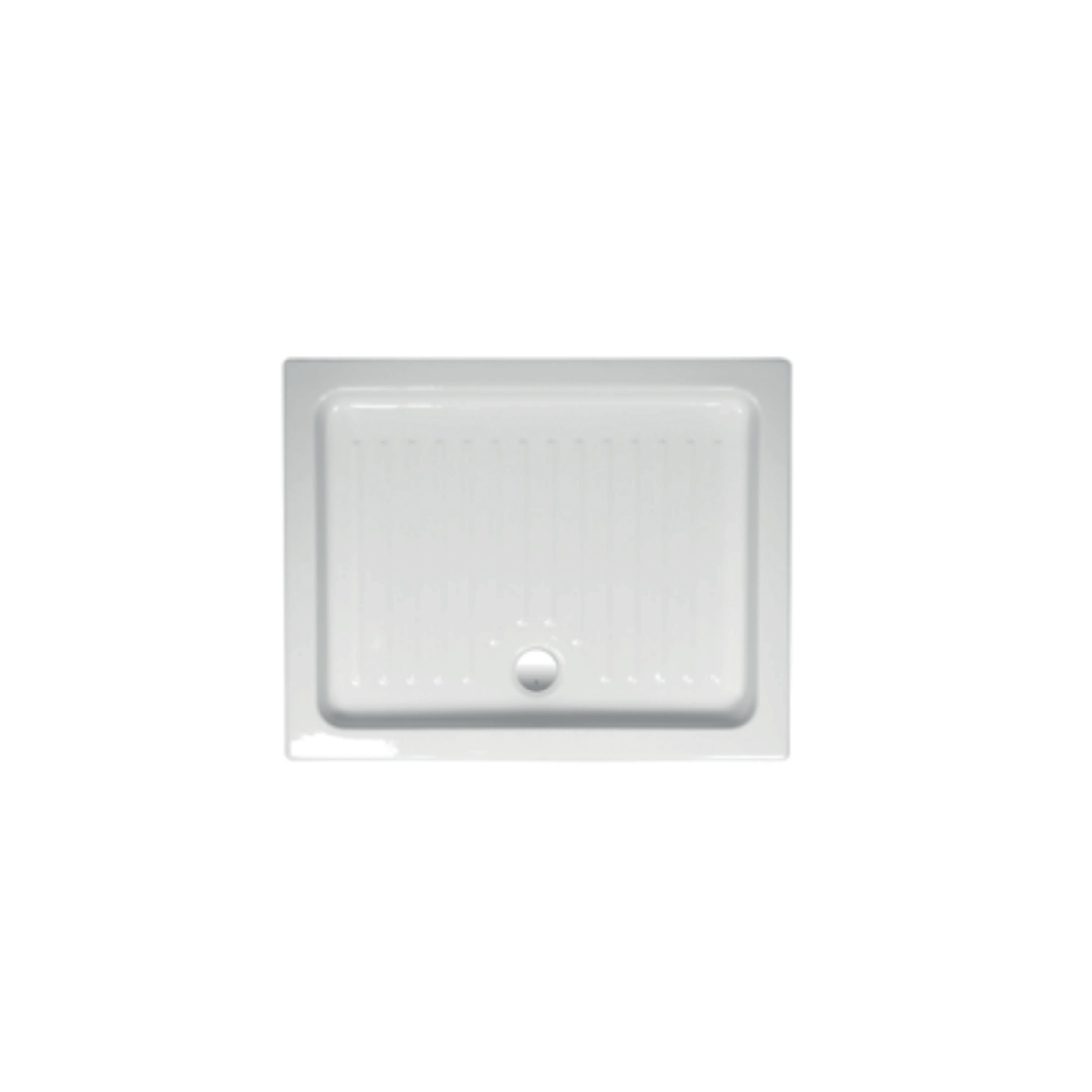 Piatto Doccia 90x72 Azzurra Ceramica "Terra" Bianco Lucido