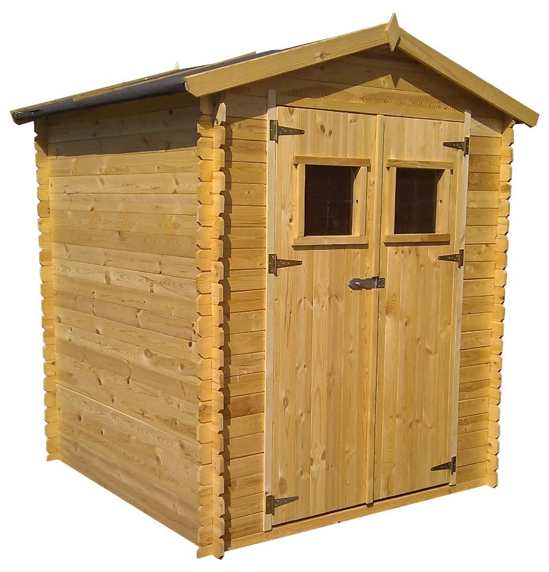 Casetta da giardino prefabbricata "Hannover", spessore 19 mm - 180 x 180 (l x p)