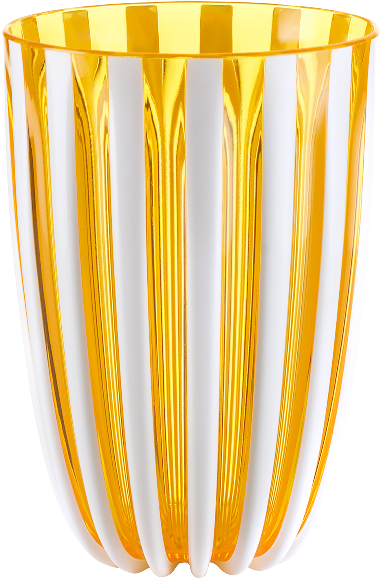 Bicchiere Alto Pin-Up Giallo Ambra