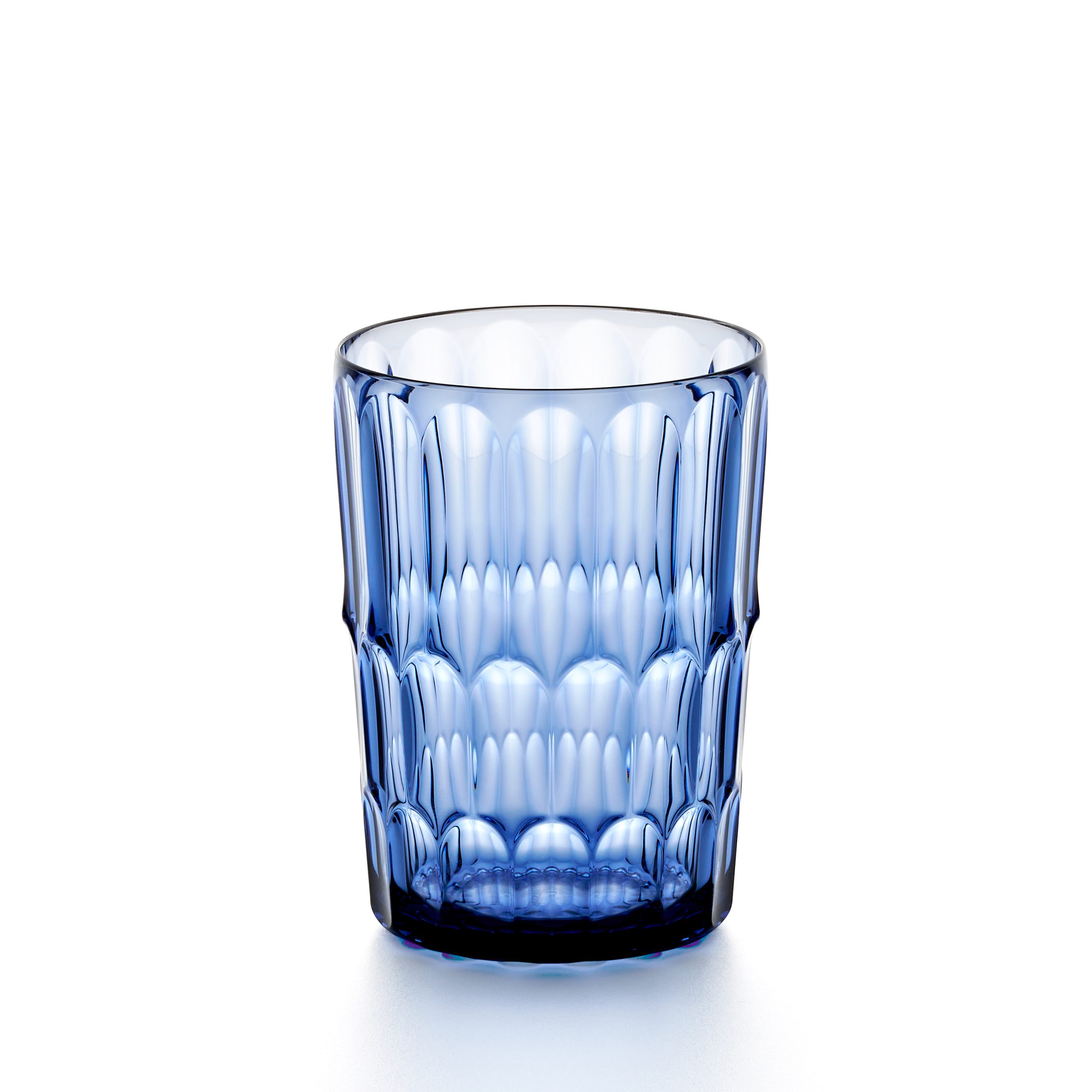 Bicchiere Alto Vanity Decoro n°2 Blu Denim