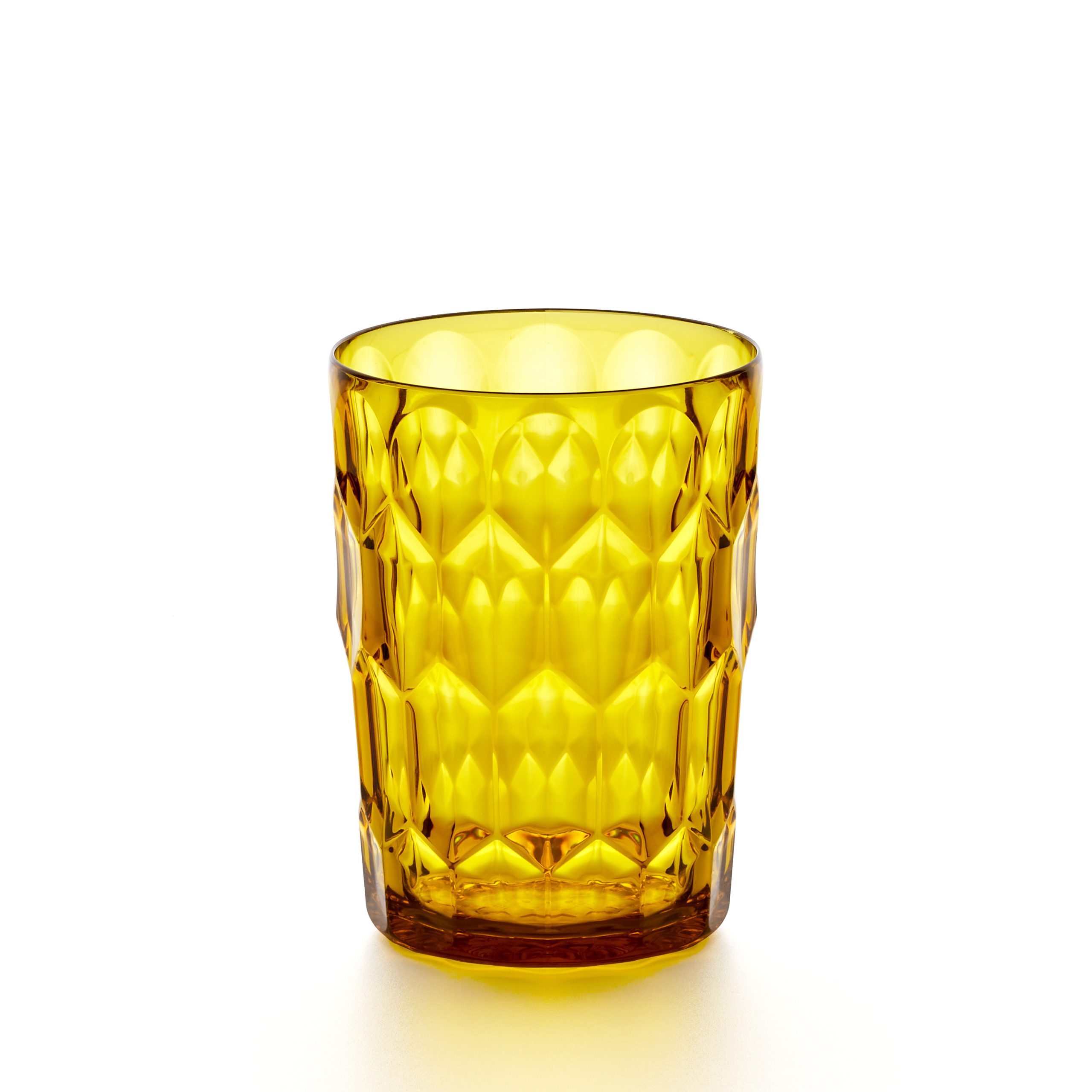 Bicchiere Alto Vanity Decoro n°3 Giallo Zafferano