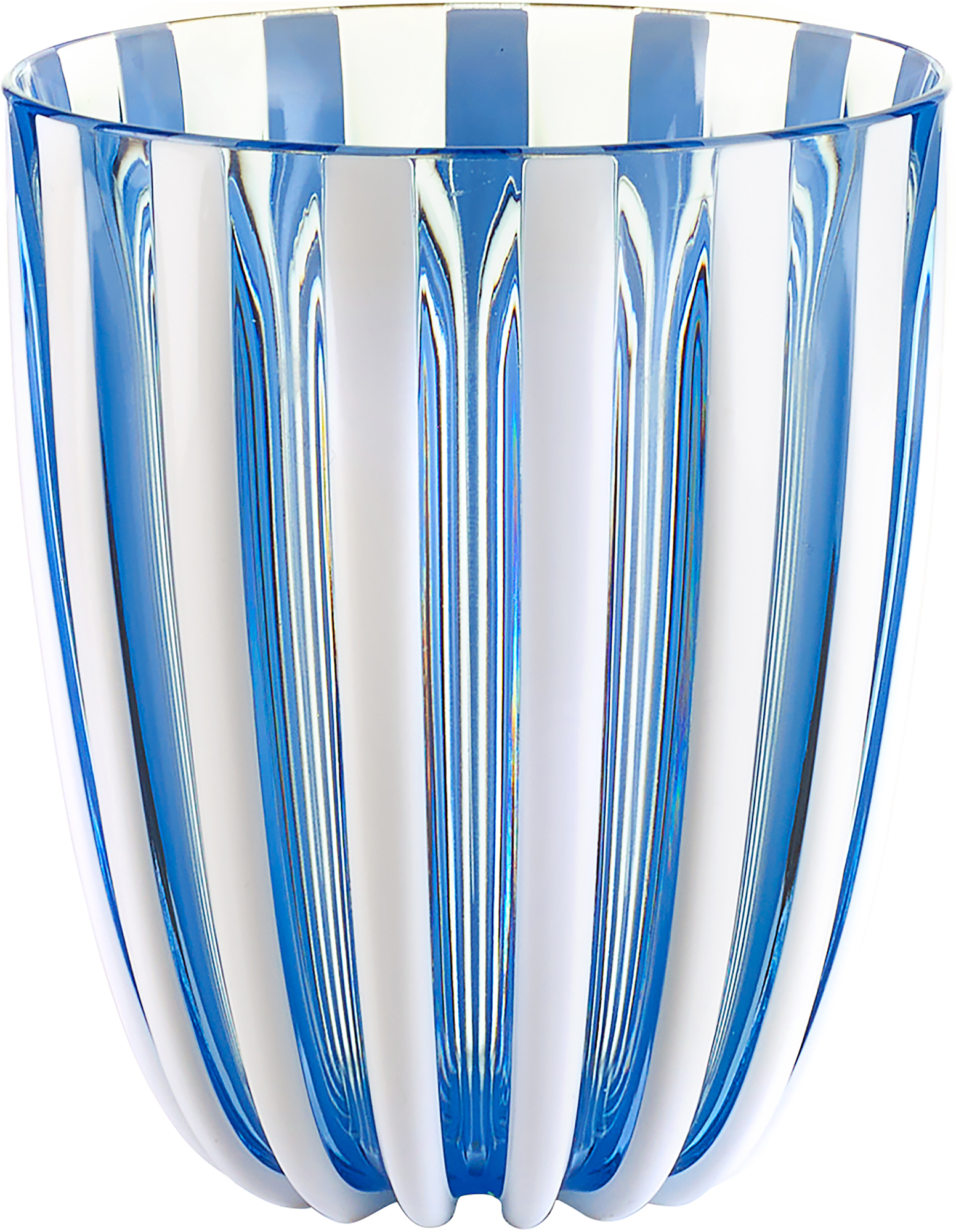 Bicchiere Basso Pin-Up Blu Mediterraneo