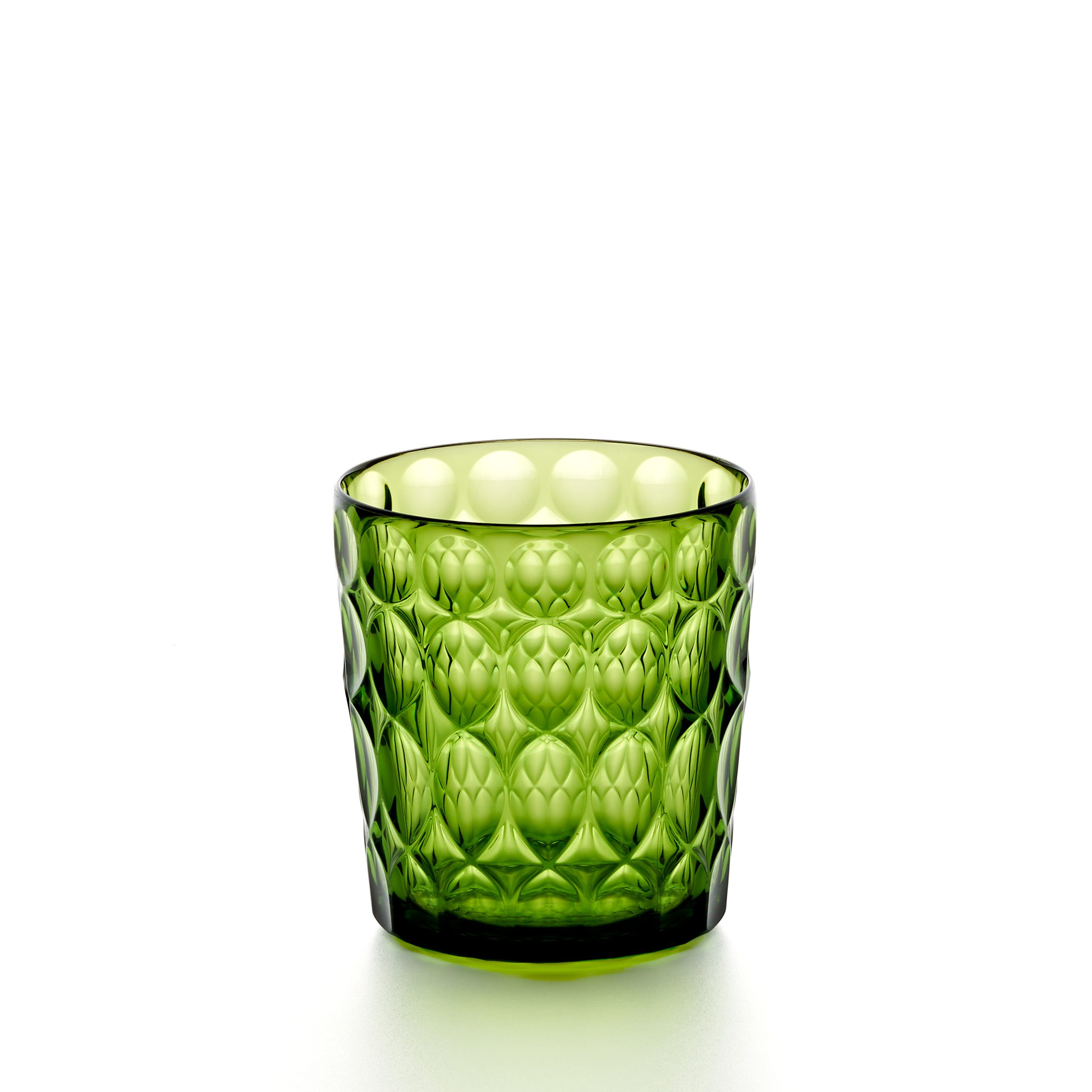 Bicchiere Basso Vanity Decoro n°1 Verde Ninfea