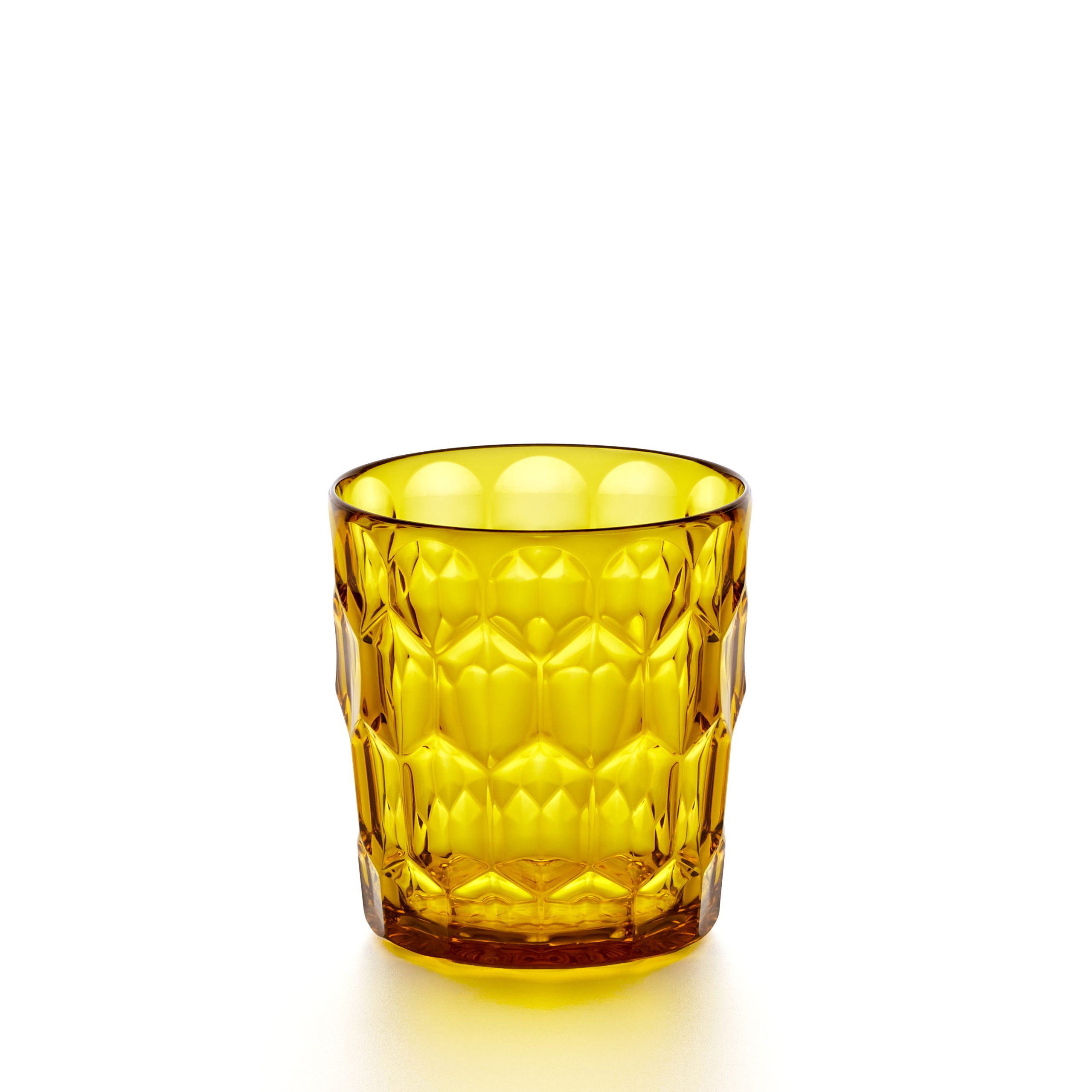 Bicchiere Basso Vanity Decoro n°3 Giallo Zafferano