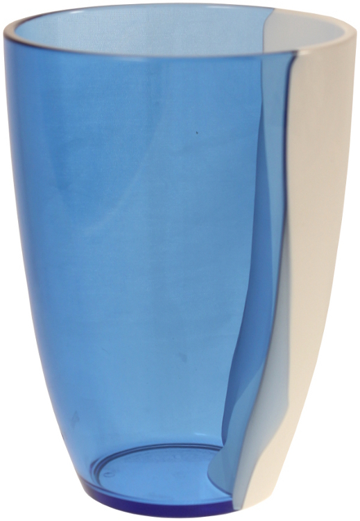 Bicchiere Bibita Bicolore Celeste