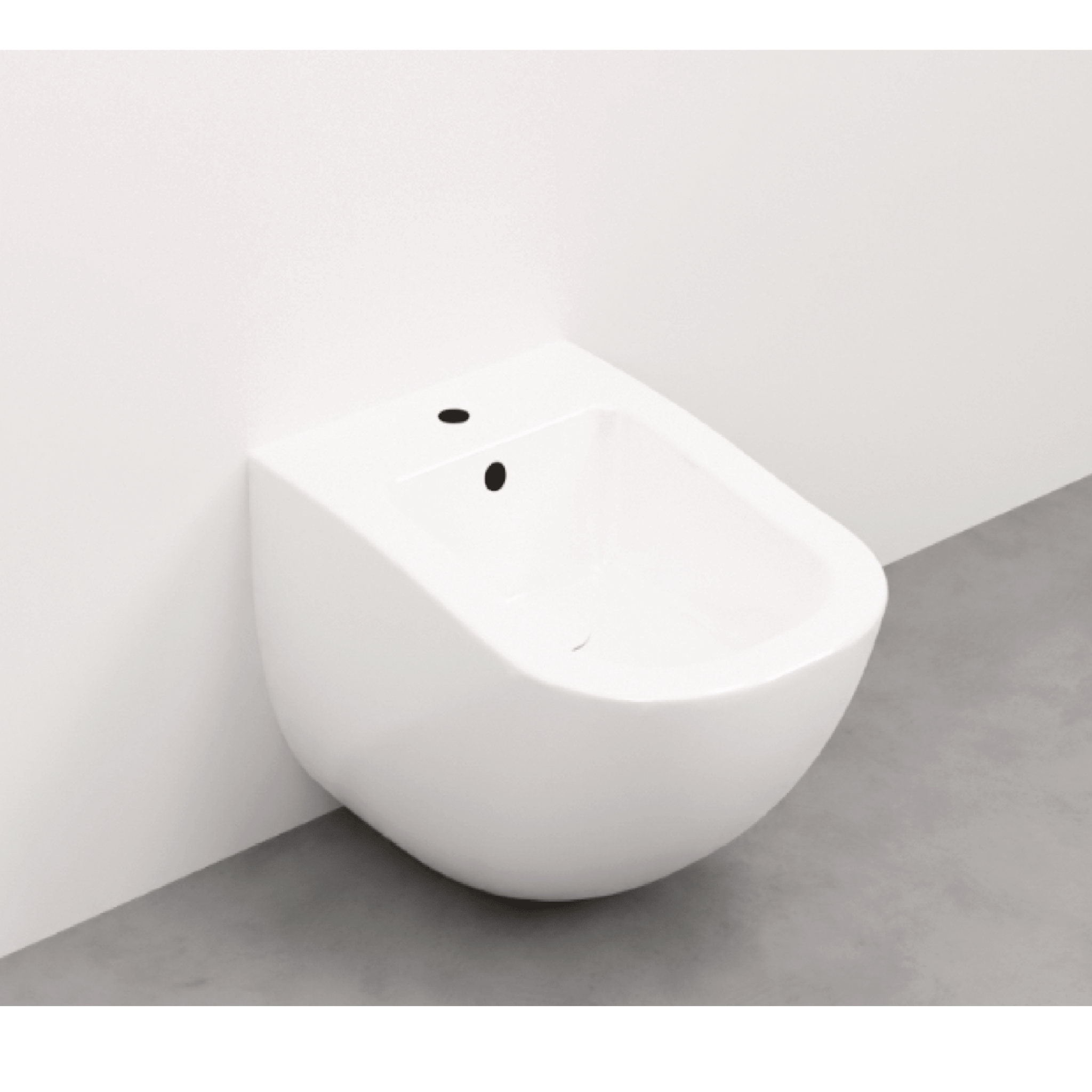 Bidet Sospeso Ceramica Cielo "Fluid" Bianco Lucido
