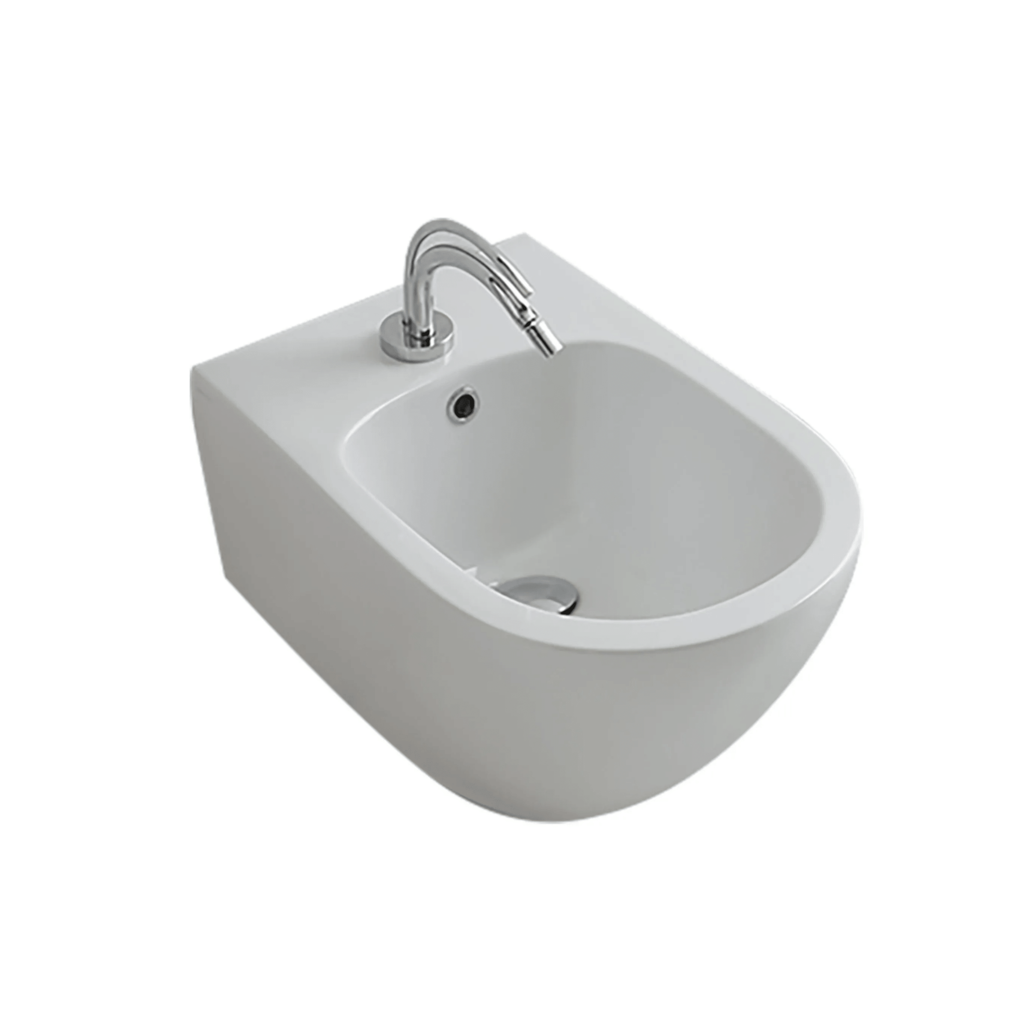 Bidet Sospeso Kerasan "Aquatech" Bianco Lucido