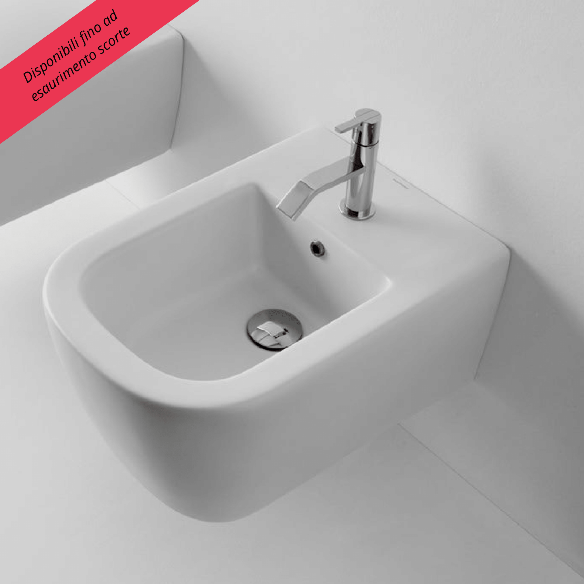 Bidet Sospeso "Komodo" Bianco Opaco