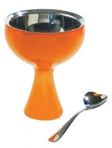 Big Love Coppa E Cucchiaino Gelato Arancio