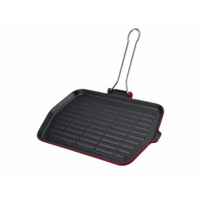 BISTECCHIERA DIETELLA INDUCTION 23X36 CM. RETTANGOLARE GHISA SMALTATA ILSA