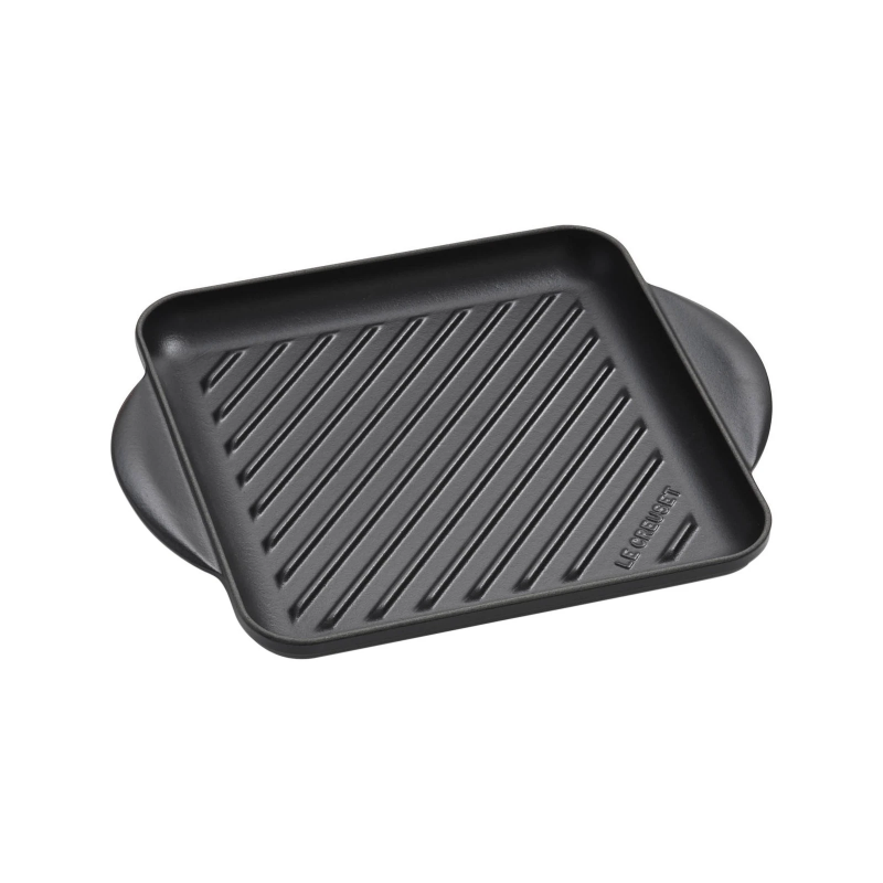 Bistecchiera Le creuset quadrata cm 24 nero matt