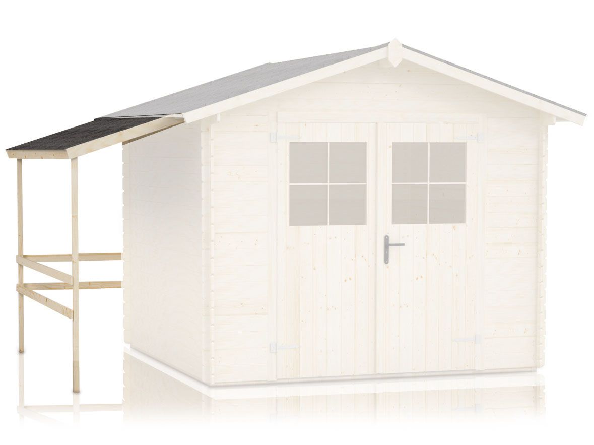 Tettoia per legna per Casetta da giardino "Linz" 2, "Linz" 3 e "Gartentraum"