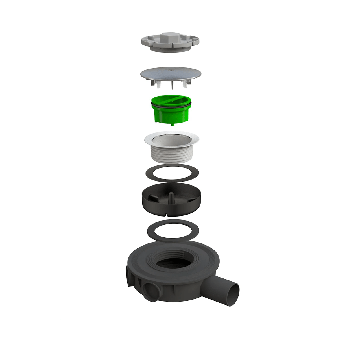 Piletta Sifonata Per Piatti Doccia Ultrasottili Bonomini "Lyonnaise"