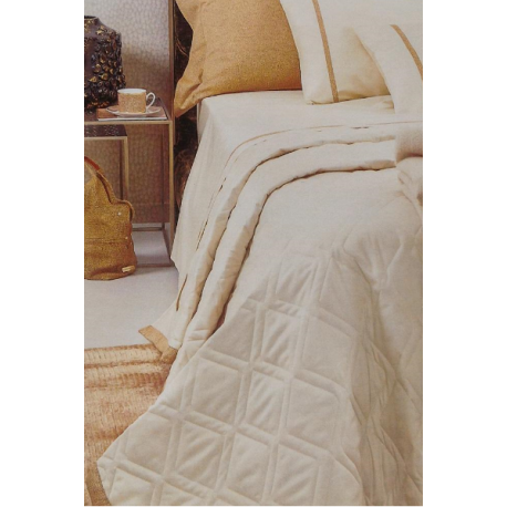 borbonese quilt matrimoniale fine op ecrù