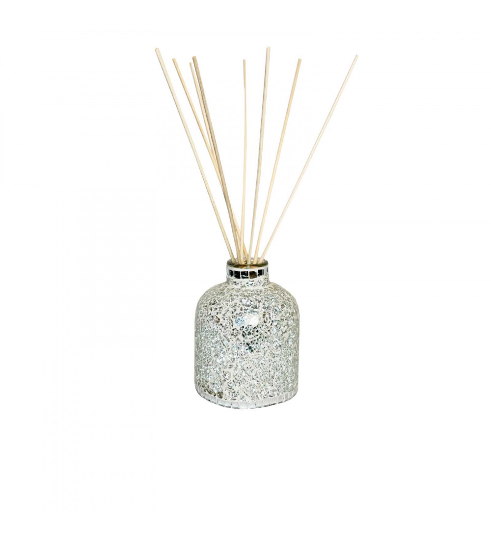 Bottiglia Diffusore Mosaico Argento