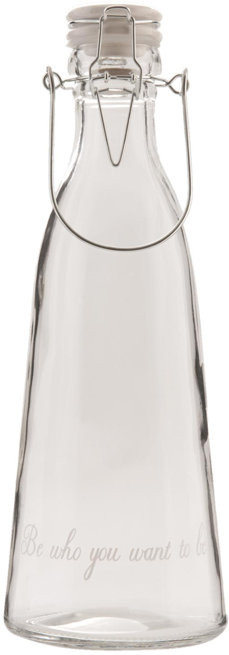 Bottiglia in vetro con meccanismo