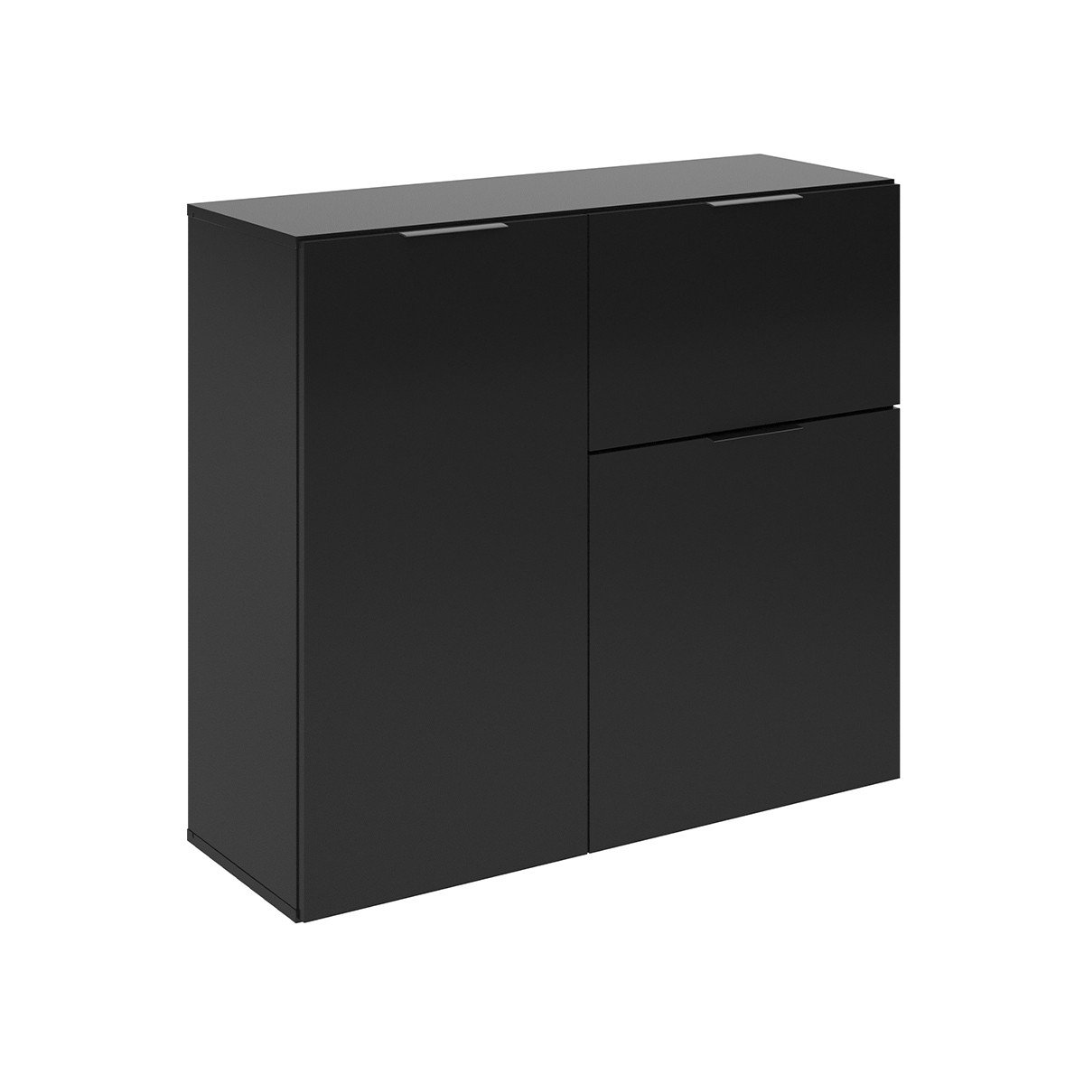 Buffet 2 Porte 1 Cassetto L89cm - Scuro