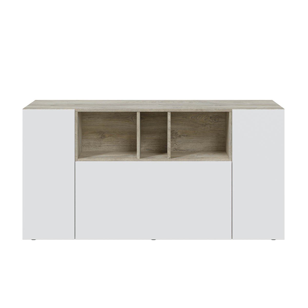 Buffet con 3 porte e 3 scomparti - L150 cm - Tamiko