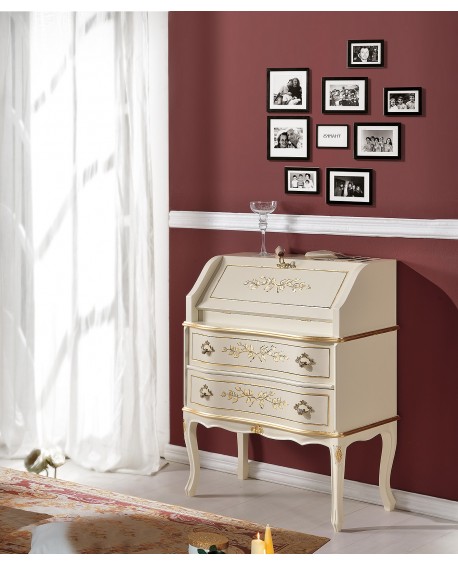 BUREAU 2 CASSETTI CON RIBALTA ATTREZZATA