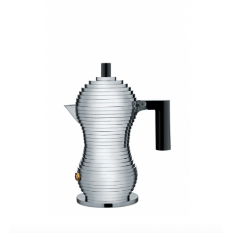 Caffettiera espresso Pulcina Alessi 1 tazza nera
