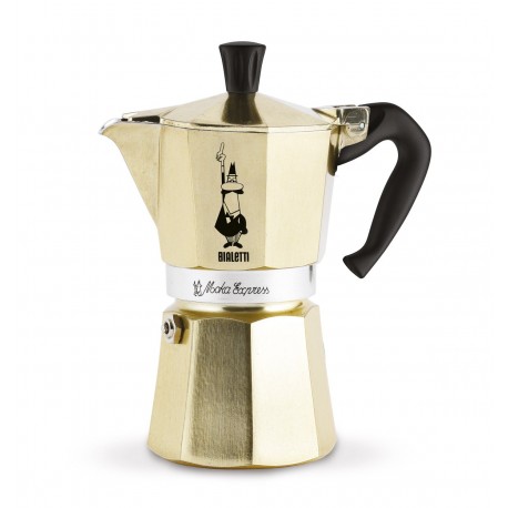 Caffettiera moka express gold collection
