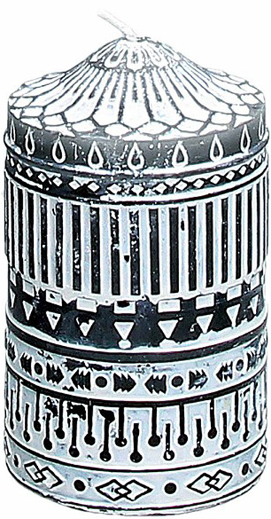 Candela Nera Cilindrica Gitana